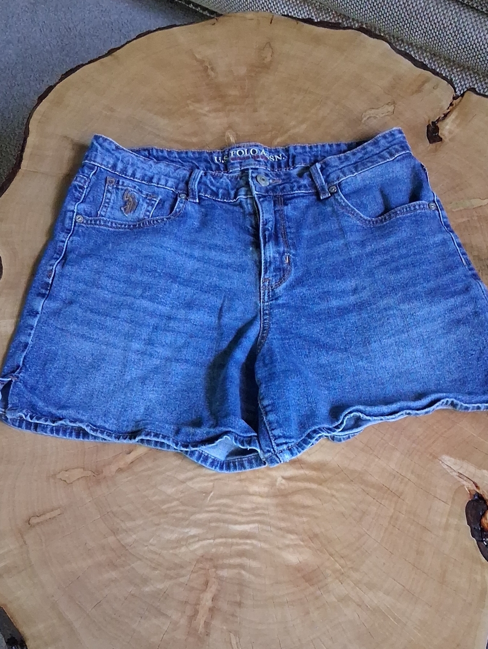 U.S. Polo Assn. Medium Blue Denim Shorts